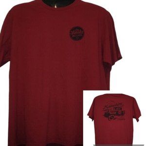t shirt ole smoky moonshine tennessee tradition red vintage car logo sz 2xl